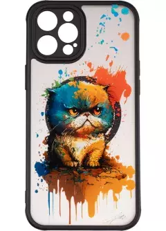 Чехол Gelius Print Case UV (Magsafe) для iPhone 12 Pro Max Fluffy Cat