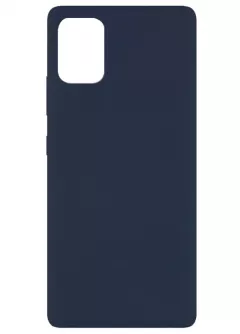 Чехол Silicone Cover Full without Logo (A) для Xiaomi Mi 10 Lite, Синий / Midnight blue