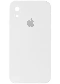 Чехол Silicone Case Square Full Camera Protective (AA) для Apple iPhone XR (6.1"), Белый / White