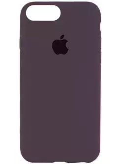 Чехол Silicone Case Full Protective (AA) для Apple iPhone 7 plus || Apple iPhone 8 plus, Фиолетовый / Elderberry