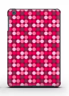 Купить красивый чехол для iPad Air в розовый горошек - Pink