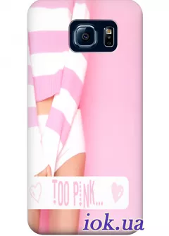 Чехол для Galaxy S6 Edge Plus - Pink