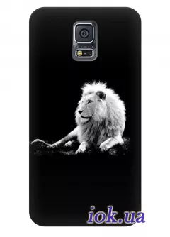 Чехол для Galaxy S5 Plus - Элегантный лев