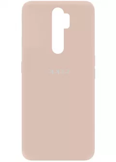 Чехол Silicone Cover My Color Full Protective (A) для Oppo A5 (2020) / Oppo A9 (2020), Розовый / Pink Sand