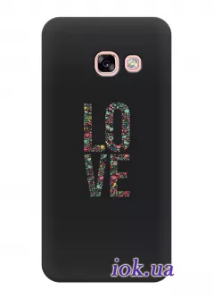 Чехол для Galaxy A7 2017 - Любовная надпись