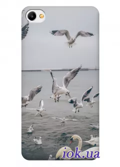 Чехол для Meizu M3x - Морские чайки
