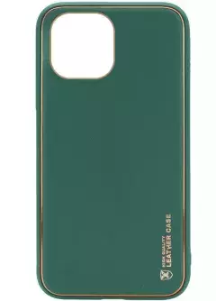 Кожаный чехол Xshield для Xiaomi Mi 11 Lite, Зеленый / Army green