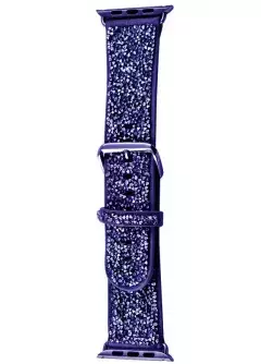 Ремешок Bling World Rock Diamond для Apple Watch 42/44/45/46/49mm, Синий