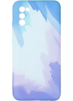 Watercolor Case for Samsung A025 (A02s) Blue