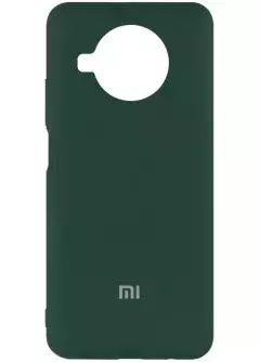 Чехол Silicone Cover My Color Full Protective (A) для Xiaomi Mi 10T Lite || Xiaomi Redmi Note 9 Pro 5G, Зеленый / Dark green