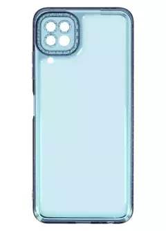 Чехол TPU Starfall Clear для Samsung Galaxy A22 4G, Голубой