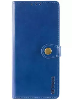 Кожаный чехол книжка GETMAN Gallant (PU) для Google Pixel 7 Pro, Синий