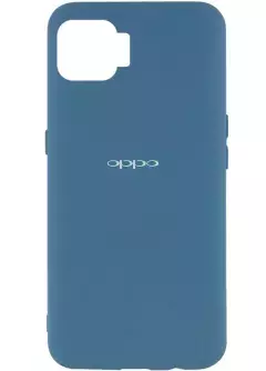 Чехол Silicone Cover My Color Full Protective (A) для Oppo A73, Синий / Navy blue