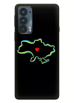 Чехол на Motorola Edge 20 для патриотов Украины - Love Ukraine