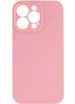 Чехол Silicone Case Full Camera Protective (AA) NO LOGO для Apple iPhone 13 Pro Max (6.7"), Розовый / Light pink