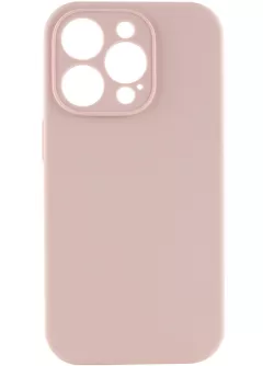Чехол Silicone Case Full Camera Protective (AA) NO LOGO для Apple iPhone 13 Pro Max (6.7"), Розовый / Pink Sand