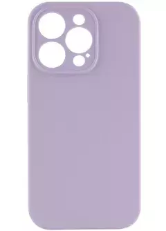 Чехол Silicone Case Full Camera Protective (AA) NO LOGO для Apple iPhone 13 Pro Max (6.7"), Сиреневый / Lilac