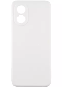 Силиконовый чехол Candy Full Camera для Oppo A58 4G, Белый / White