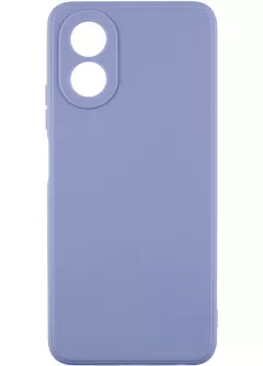 Силиконовый чехол Candy Full Camera для Oppo A58 4G, Голубой / Mist blue