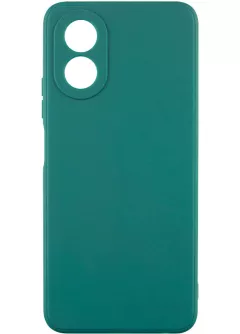 Силиконовый чехол Candy Full Camera для Oppo A58 4G, Зеленый / Green