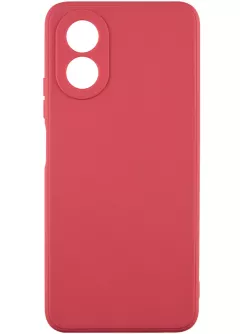 Силиконовый чехол Candy Full Camera для Oppo A58 4G, Красный / Camellia
