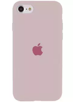 Чехол Silicone Case Full Protective (AA) для Apple iPhone SE (2020), Серый / Lavender