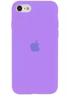 Чехол Silicone Case Full Protective (AA) для Apple iPhone SE (2020), Сиреневый / Dasheen