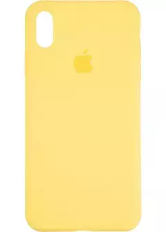 Чехол Original Full Soft Case для iPhone XS Max Canary Yellow
