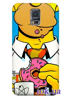 Чехол для Galaxy S5 Plus - Simpsons