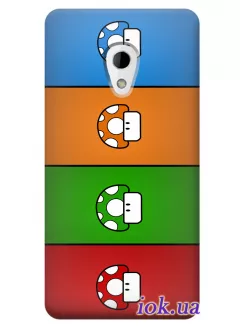 Чехол для HTC Desire 700 - Мухоморчики