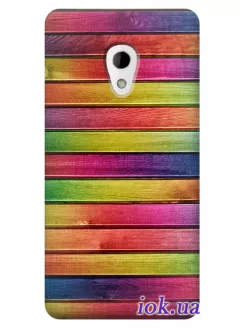 Чехол для HTC Desire 700 - Цветные дощечки 