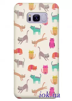Чехол для Galaxy S8 Plus - Разные котики