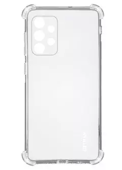 TPU чехол GETMAN Ease logo усиленные углы для Samsung Galaxy A32 5G, Бесцветный (прозрачный)