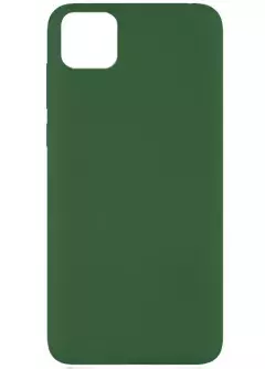Чехол Silicone Cover Full without Logo (A) для Huawei Y5p, Зеленый / Dark green