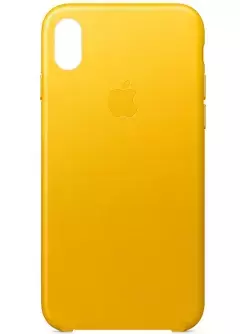 Чехол Silicone Case (AA) для Apple iPhone XS Max (6.5"), Желтый / Sunflower