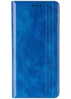 Book Cover Leather Gelius New for Realme 7 Pro Blue