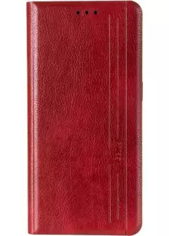 Book Cover Leather Gelius New for Oppo A91 Red