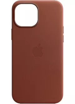 Кожаный чехол Leather Case (AAA) with MagSafe для Apple iPhone 13 mini (5.4"), Golden Brown