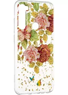 Deep Shine Flowers Case (New) for Xiaomi Redmi Note 8/Note 8 (2021) Rose