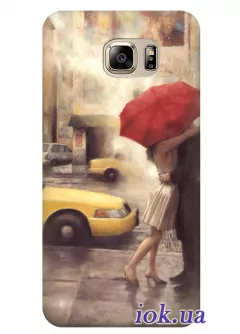 Чехол для Galaxy S7 Edge - Романтика улиц 
