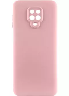 Чехол Silicone Cover Lakshmi Full Camera (A) для Xiaomi Redmi Note 9s / Note 9 Pro / Note 9 Pro Max, Розовый / Pink