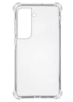 TPU чехол GETMAN Ease logo усиленные углы для Samsung Galaxy S21+, Бесцветный (прозрачный)