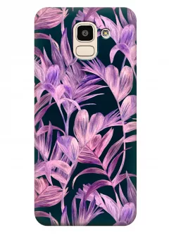 Чехол для Galaxy J6 - Фантастические цветы