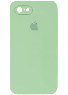 Чехол Silicone Case Square Full Camera Protective (AA) для Apple iPhone 6 / 6S || , Мятный / Mint