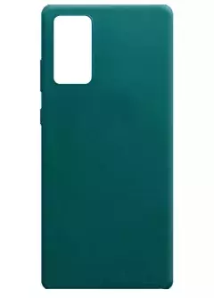 Силиконовый чехол Candy для Samsung Galaxy Note 20, Зеленый / Forest green