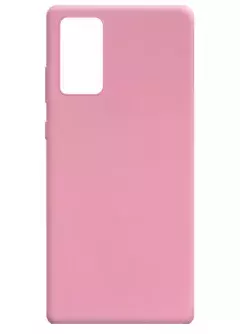 Силиконовый чехол Candy для Samsung Galaxy Note 20, Розовый