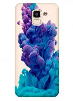Чехол для Galaxy J6 - Фиолетовый дым