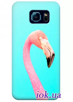 Чехол для Galaxy S6 Edge Plus - Яркий фламинго