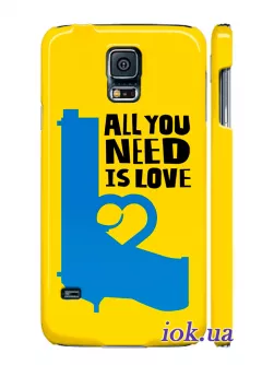 Чехол для Galaxy S5 - All you need is love