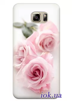 Чехол для Galaxy S7 - Нежные розы
